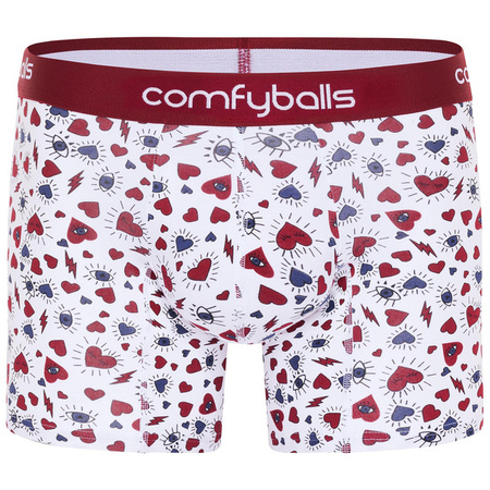 COMFYBALLS Bokserki LONG COTTON heart eyes