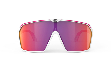 RUDY PROJECT Okulary przeciwsłoneczne SPINSHIELD white pink fluo / multilaser red