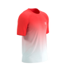 COMPRESSPORT Koszulka biegowa PERFORMANCE SS T-SHIRT fluo red/white