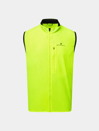 RONHILL Kamizelka biegowa męska CORE GILET fluo yellow/black