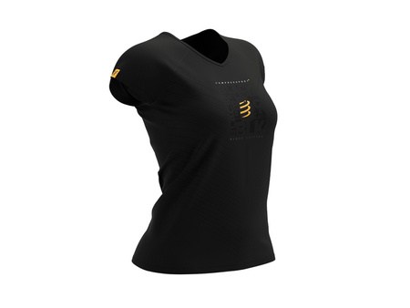 COMPRESSPORT Koszulka biegowa damska PERFORMANCE SS T-SHIRT Black Edition 2022 czarna