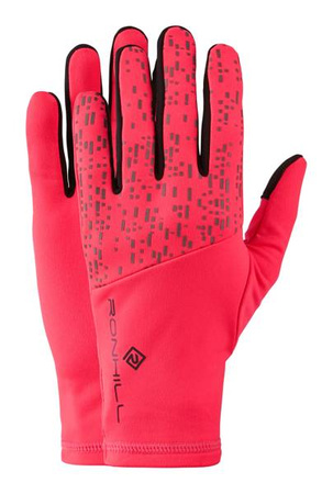 RONHILL Rękawiczki biegowe NIGHTRUNNER GLOVE różowe