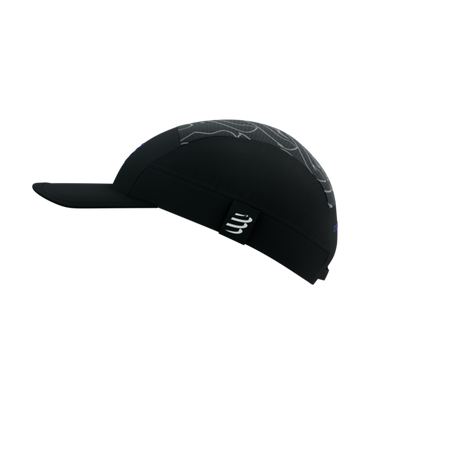 COMPRESSPORT Czapka biegowa 5 PANEL LIGHT CAP AURORA black/aurora