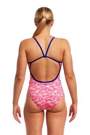 FUNKITA Strój kąpielowy damski jednoczęściowy SINGLE STRAP ONE PIECE beached bae