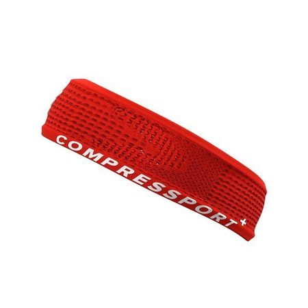 COMPRESSPORT Opaska na głowę THIN HEADBAND ON/OFF v3 czerwona