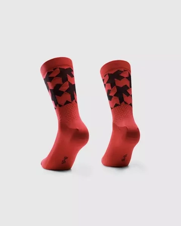 ASSOS Skarpetki rowerowe MONOGRAM SOCKS EVO viganccia red