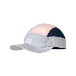 BUFF Czapka do biegania z daszkiem 5 PANEL CAP Domus Light Grey