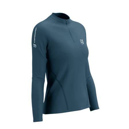 COMPRESSPORT Koszulka biegowa damska TRAIL HZ LS T-SHIRT stargazer