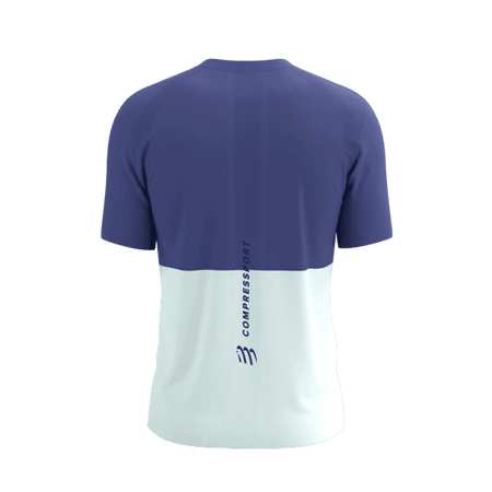 COMPRESSPORT Koszulka biegowa PERFORMANCE SS T-SHIRT orient blue/star white