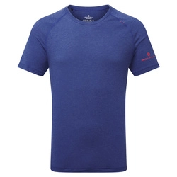 RONHILL Koszulka do biegania męska LIFE TENCEL SS Tee dark cobalt marl