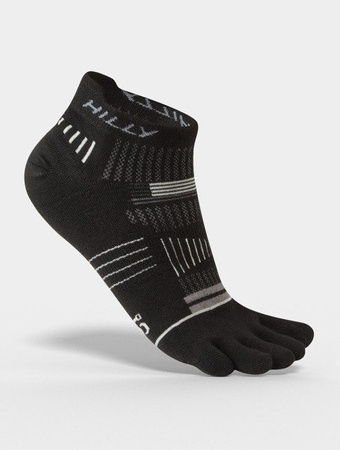 HILLY Skarpetki do biegania z palcami TOE SOCKLET black/grey/light grey