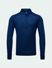 RONHILL Bluza biegowa męska TECH MERINO 1/2 ZIP dark navy/oxide