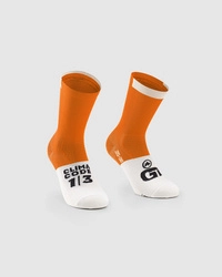 ASSOS Skarpetki rowerowe GT SOCKS Droid Orange