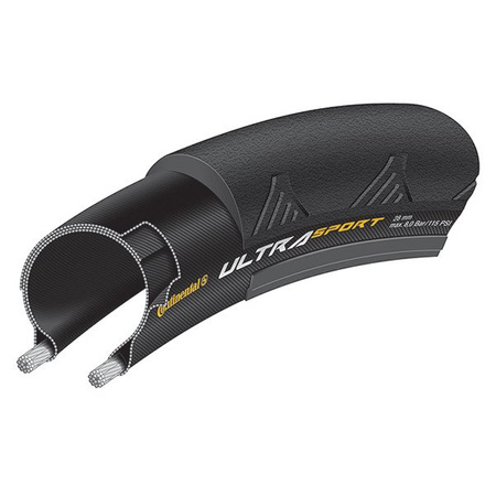 CONTINENTAL Opona rowerowa ULTRA SPORT II 700x25c czarna zwijana