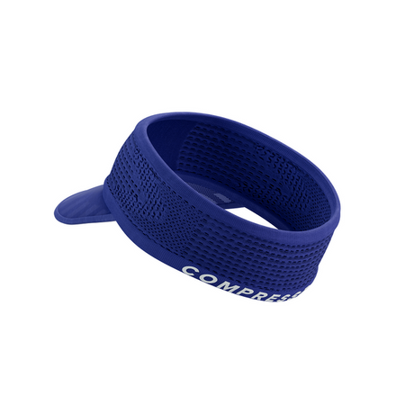 COMPRESSPORT Opaska na głowę z daszkiem SPIDERWEB HEADBAND ON/OFF dazz blue