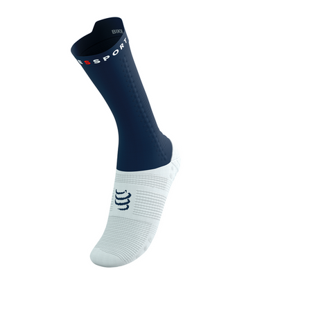 COMPRESSPORT Skarpetki rowerowe PRORACING SOCKS V4 BIKE blues/white