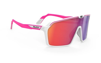 RUDY PROJECT Okulary przeciwsłoneczne SPINSHIELD white pink fluo / multilaser red