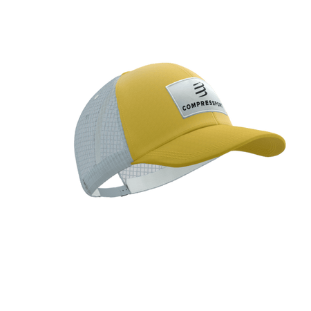 COMPRESSPORT Czapka z daszkiem TRUCKER 6P CAP grey dawn/ceylon yellow