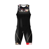 ZEROD Strój triathlonowy męski START TRISUIT psycho champagne