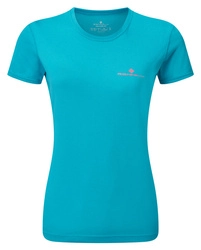RONHILL Koszulka biegowa damska CORE S/S TEE błękitna