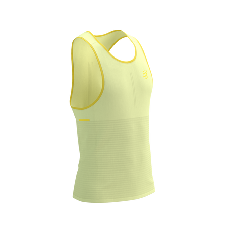 COMPRESSPORT Koszulka biegowa PRO RACING SINGLET elf yellow