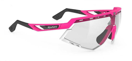 RUDY PROJECT Okulary sportowe z fotochromem DEFENDER IMPACTX PHOTOCHROMIC fluo pink 2 laser black