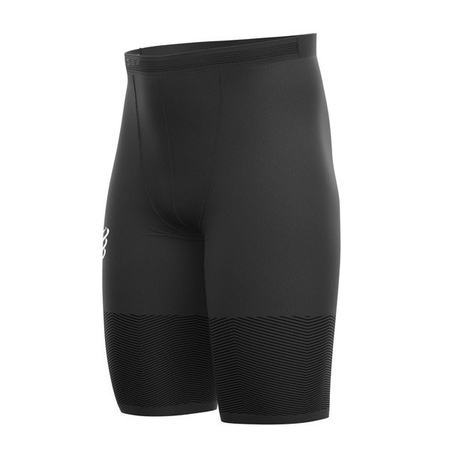 COMPRESSPORT Spodenki kompresyjne RUN UNDER CONTROL SHORT black