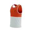 COMPRESSPORT Koszulka biegowa PERFORMANCE SINGLET tigerlily/star white