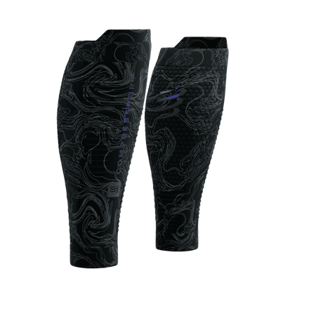 COMPRESSPORT Opaski kompresyjne na łydki R2 3.0 AURORA black/aurora
