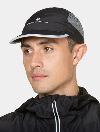 RONHILL Czapka biegowa REFLECT CAP black/reflect