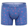 COMFYBALLS Bokserki LONG COTTON blue flamingo