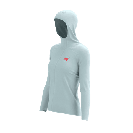 COMPRESSPORT Kurtka biegowa damska HURRICANE WATERPROOF 10/10 JACKET grey dawn