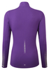 RONHILL Bluza biegowa damska TECH REFLECT 1/2 ZIP regal purple/reflect