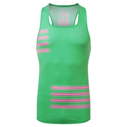 RONHILL Koszulka biegowa męska bez rękawów GOLDEN HOUR VEST bright green fast