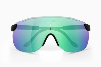 ALBA OPTICS Okulary rowerowe z fotochromem STRATOS BLK VZUM F-LENS BTL Photochromic