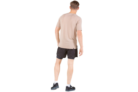 RONHILL Koszulka do biegania męska LIFE TENCEL SS Tee latte marl