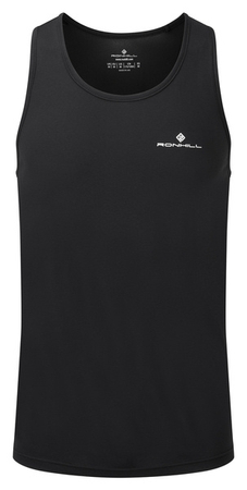 RONHILL Koszulka biegowa męska bez rękawów CORE VEST black/bright white