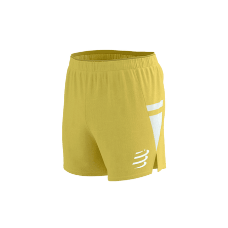 COMPRESSPORT Spodenki biegowe PERFORMANCE SHORT lemon/white