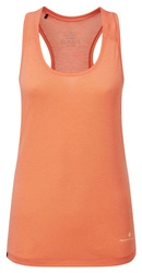 RONHILL Koszulka biegowa damska LIFE TENCEL VEST pomarańczowa