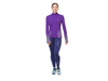 RONHILL Bluza biegowa damska TECH REFLECT 1/2 ZIP regal purple/reflect