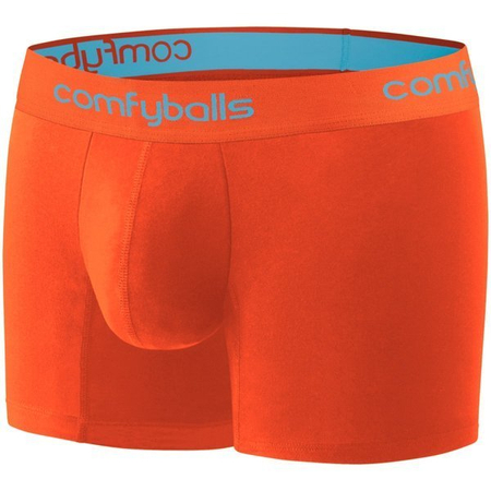 COMFYBALLS Bokserki do biegania LONG PERFORMANCE sunset orange blue