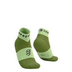 COMPRESSPORT Skarpetki do biegania ULTRA TRAIL LOW SOCKS V2.0 shadow lime/woodbine