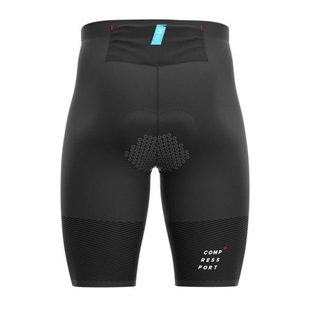 COMPRESSPORT Triathlonowe spodenki kompresyjne TRI UNDER CONTROL SHORT black