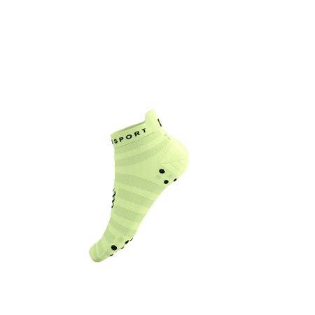 COMPRESSPORT Skarpetki do biegania PRORACING SOCKS V4 ULTRALIGHT RUN LOW shadow lime/black