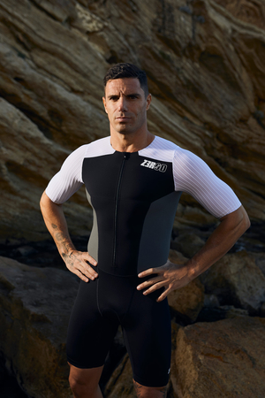 ZEROD Strój triathlonowy ELITE TTSUIT black/white