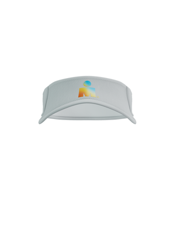 COMPRESSPORT Daszek biegowy VISOR ULTRALIGHT IRONMAN 2025 white sunrise