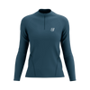 COMPRESSPORT Koszulka biegowa damska TRAIL HZ LS T-SHIRT stargazer