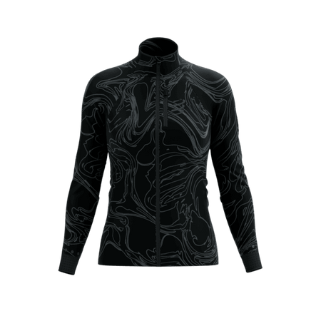 COMPRESSPORT Kurtka biegowa damska HURRICANE WINDPROOF JACKET AURORA black/aurora