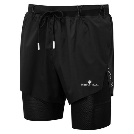 RONHILL Spodenki biegowe męskie TECH DISTANCE SHORT all black