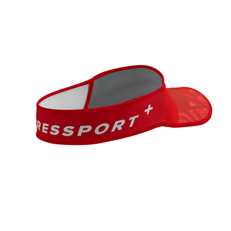 COMPRESSPORT Daszek biegowy SPIDERWEB ULTRALIGHT VISOR red